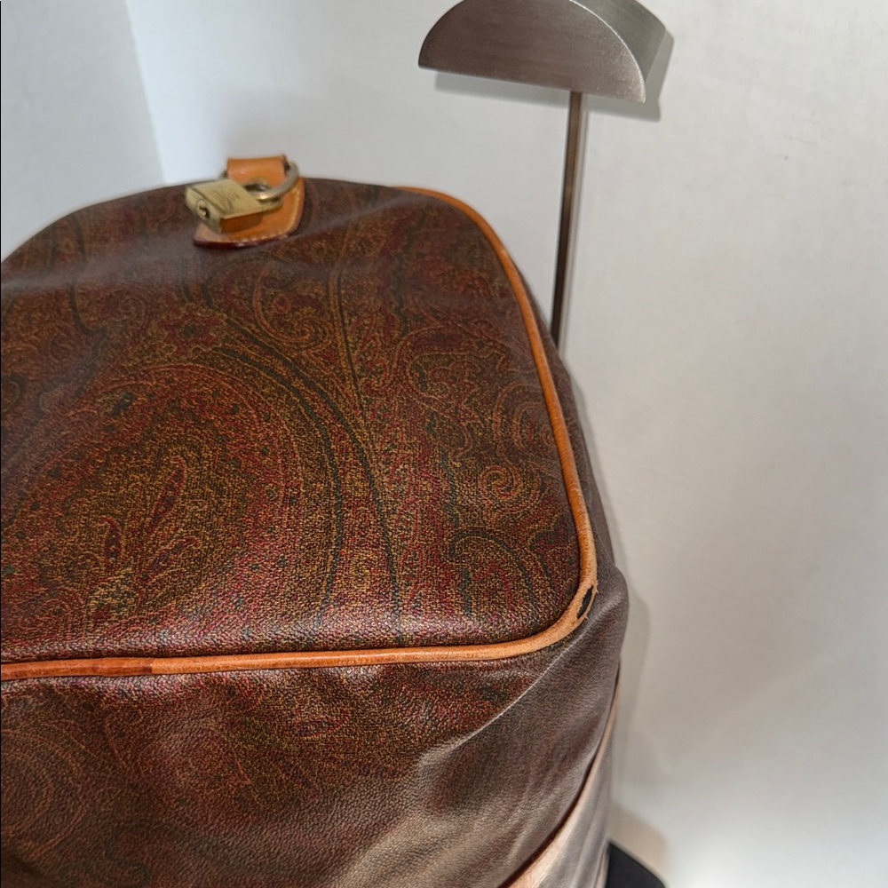 ETRO Brown Travel Duffel Bag - Picture 6 of 12